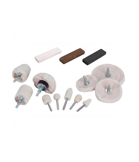 14PC Aluminium Buffing Polishing Kit