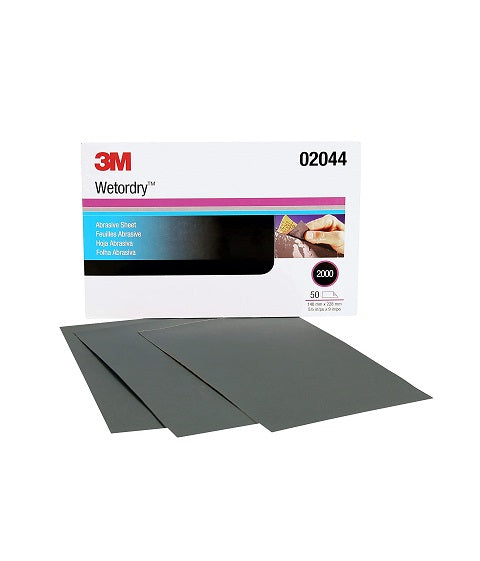 3M Wetordry Abraisive Sheets 2000