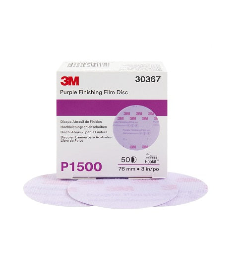 3M Purple Finishing Film Disc P1500